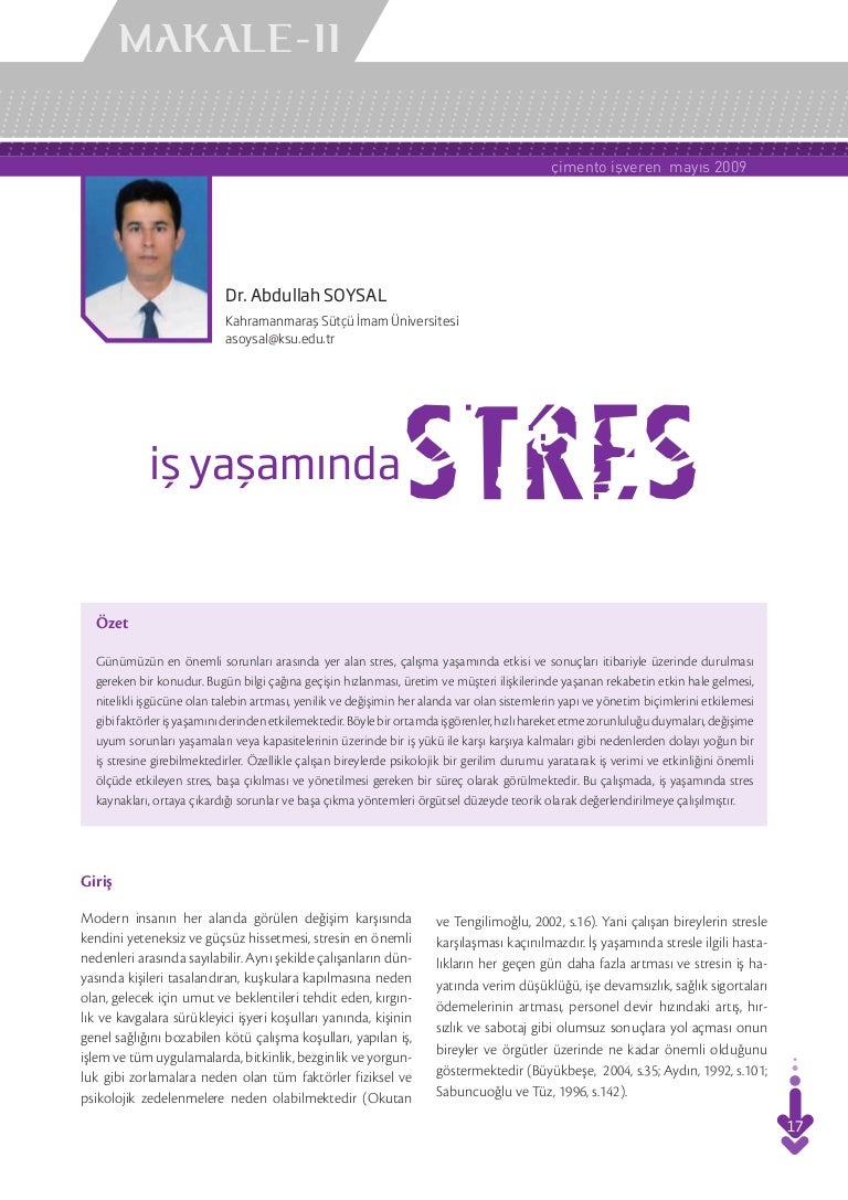 Stresin 13 olumsuz etkisi Stresin 13 olumsuz etkisi